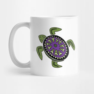 Sea Turtle Abstraction Mug